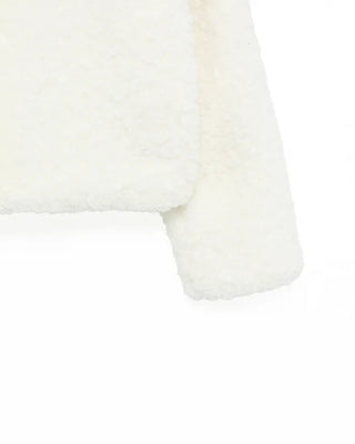 Colored boa jacket
