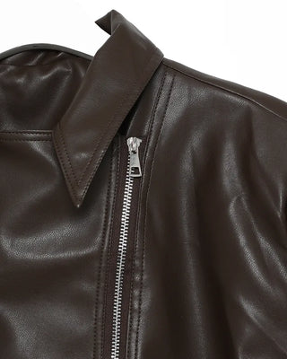Crop Leather Jacket