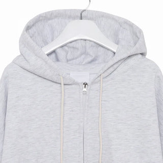 (Unisex) Cotton Hooded Zip-Up