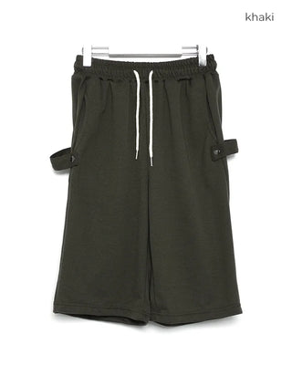 Adjustable Flare Bermuda Sweatpants