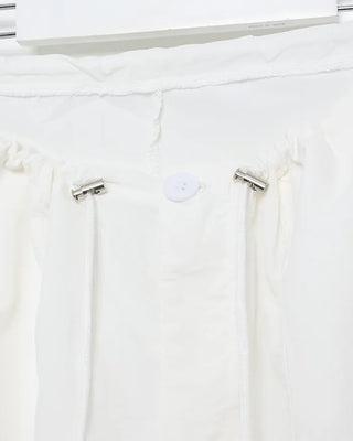 Wide-fit pants with string waistband