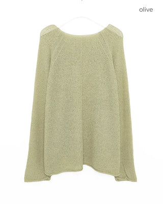 Loose-fit basic knit