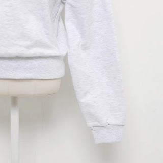 Off-shoulder sweatshirt