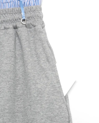Layered sweat shorts