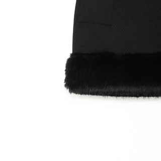 Hem fur mini skirt