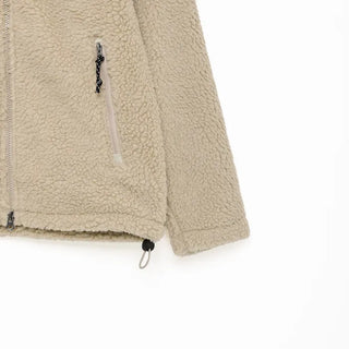 Unisex 2-way boa zip-up jacket