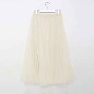 Chiffon flared skirt