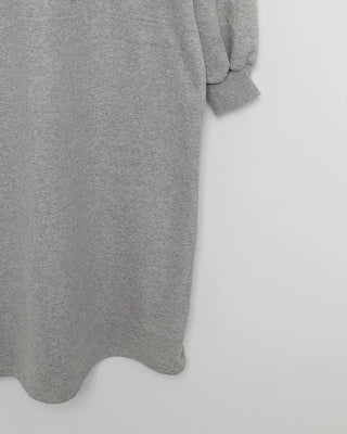 Brushed Hooded Long Dress