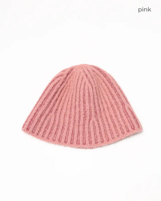 Rib knit beanie