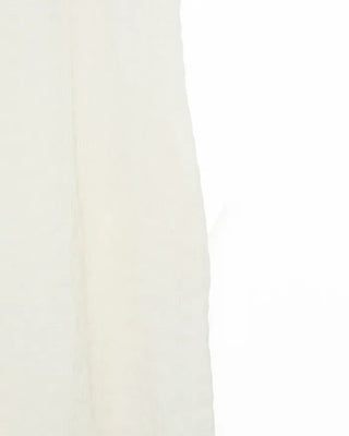 Long dress with ruffled hem