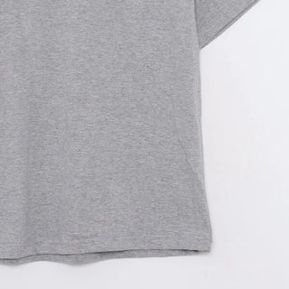 Bust print half T-shirt