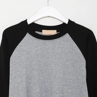Solid Raglan Long Sleeve T-Shirt