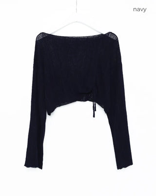Asymmetrical String Knit