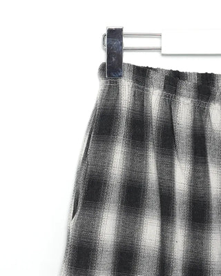 Checked Banding Pants