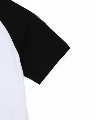 Lettering Raglan Crops T-Shirt