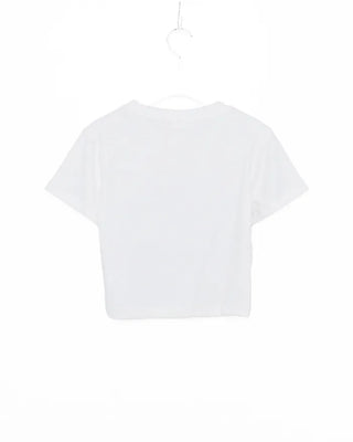 RADIO Lettering Cropped T-Shirt
