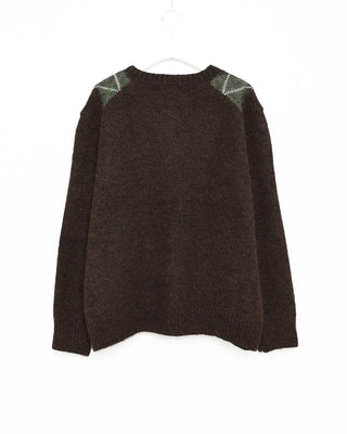 Mohair Argyle Cardigan