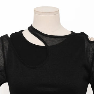 See-through layered T-shirt