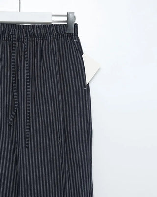 Striped pants with string waistband