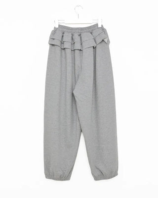 Double frill sweatpants