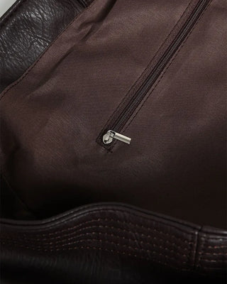 Big leather tote bag
