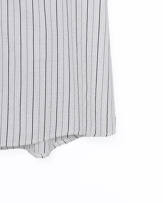 Multi-stripe half-sleeve shirt