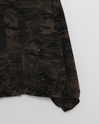 Cotton hooded jacket