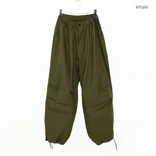 (Unisex) Parachute Wide Fit Cotton Pants