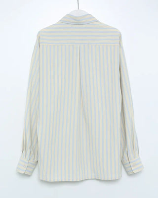 Double Stripe Wrinkle Loose Shirt
