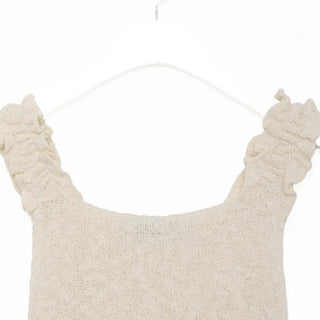 Frilled Sleeveless Knit