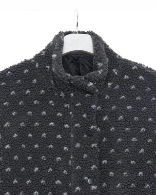 Polka dot fleece jacket