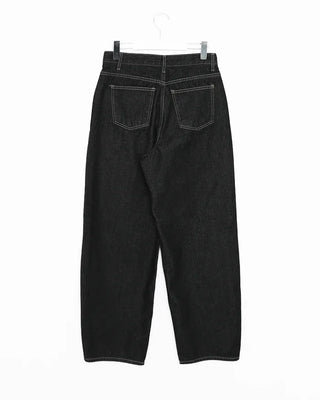 Wide-leg denim pants