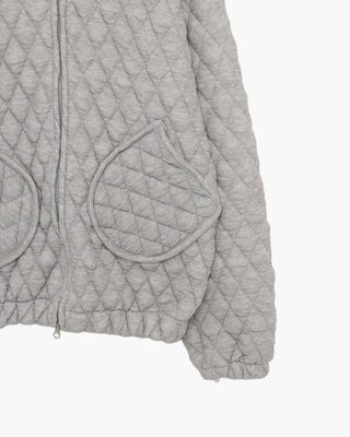 Quilted Hooded Blouson