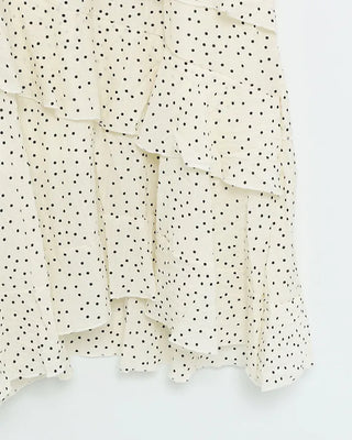 Polka Dot Tiered Camisole Long Dress