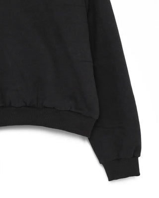 Brushed studded sweatshirt