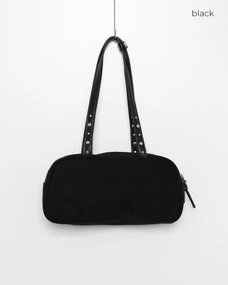 Suede Square Shoulder Bag