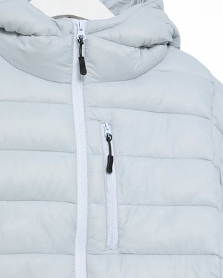 High-neck light padded jacket