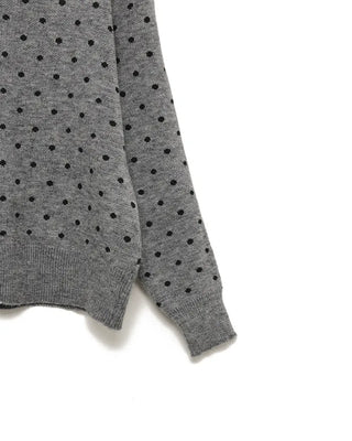 Polka Dot Round Cardigan