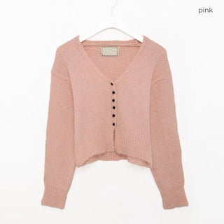Small button wool cardigan