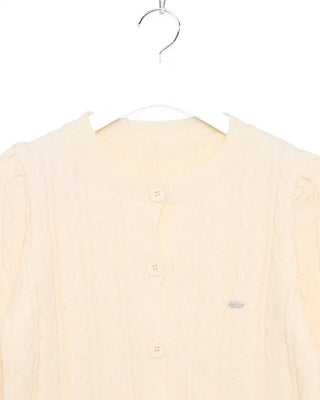 Crop Cable Knit Cardigan