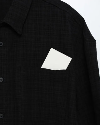 Checked cropped shirt