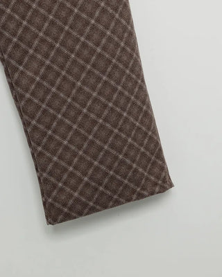 Checked wide-leg pants