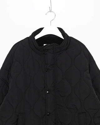 Wave quilted jacket