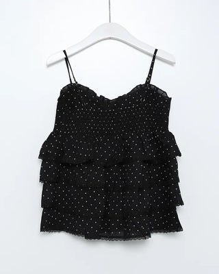 Polka Dot Can-Can Camisole