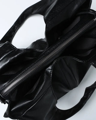 (Unisex) Two-Pocket Shoulder Bag