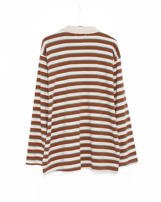 Two-tone striped T-shirt