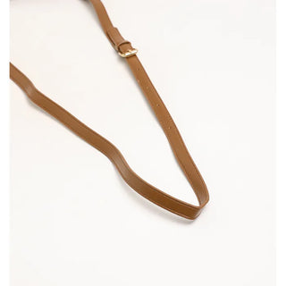 Suede-style square shoulder bag