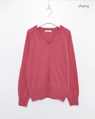 Loose-fit V-neck modern knit