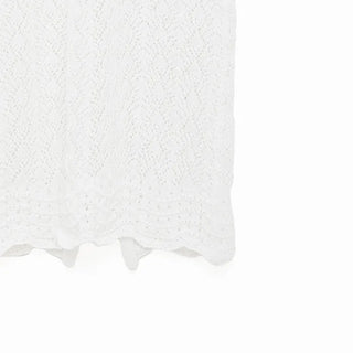 Perforated Long Knit Dress