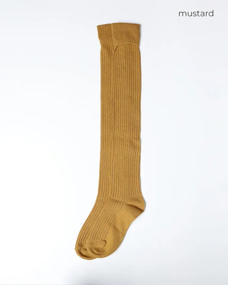 Ribbed Over-Knee Socks